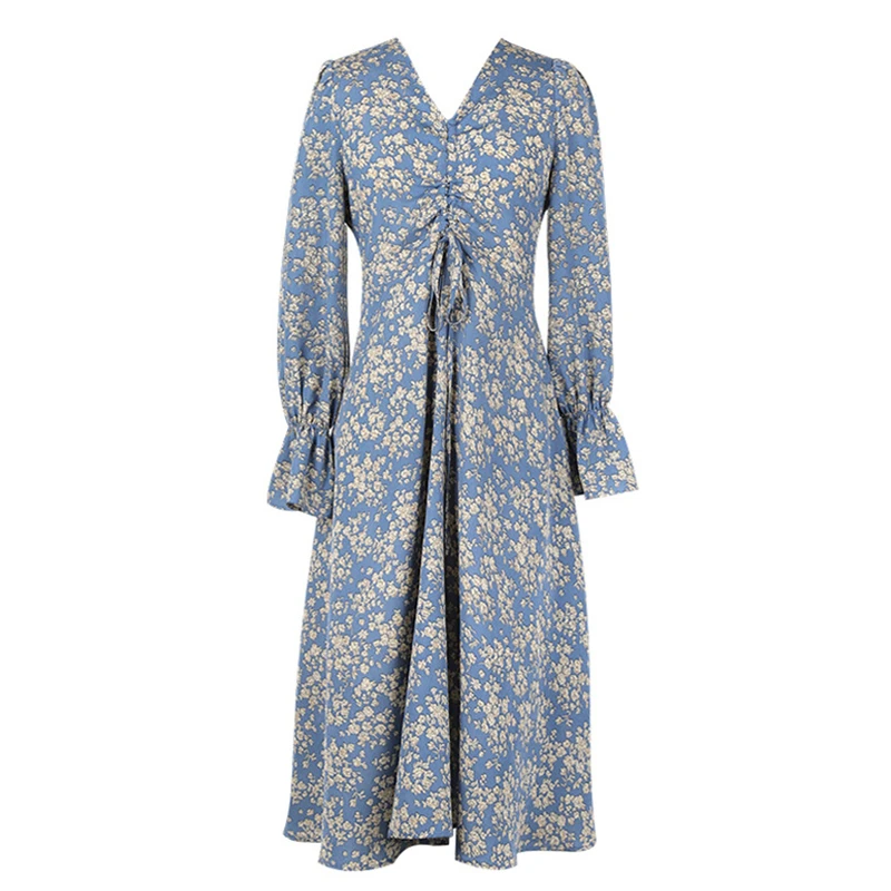 2021 New Female Floral Dresses Spring Autumn Women's Chiffon Dress Long Sleeve Slim V-Neck Lady Clothing Mujer Femme Vestido
2021 New Female Floral Dresses Spring Autumn Women's Chiffon Dress Long Sleeve Slim V-Neck Lady Clothing Mujer Femme Vestido