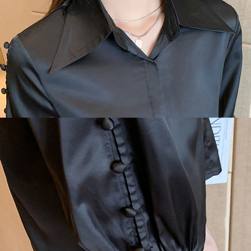 2021 Office Lady Casual Long Sleeve Shirts for Women Silk Tops Women Shirt Satin Blouse Plus Size Loose Clothes Blusas 13093
2021 Office Lady Casual Long Sleeve Shirts for Women Silk Tops Women Shirt Satin Blouse Plus Size Loose Clothes Blusas 13093