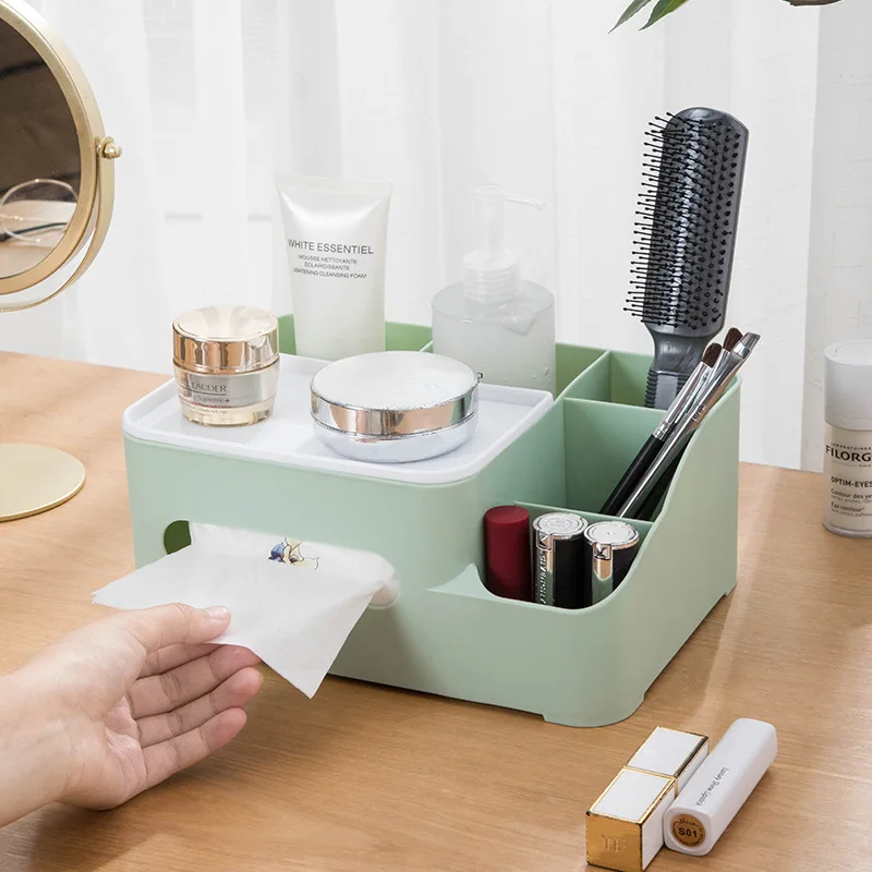 Nordic multifunctional storage box tissue box remote control household living room cosmetic storage box simple paper box desktop
Nordic multifunctional storage box tissue box remote control household living room cosmetic storage box simple paper box desktop
