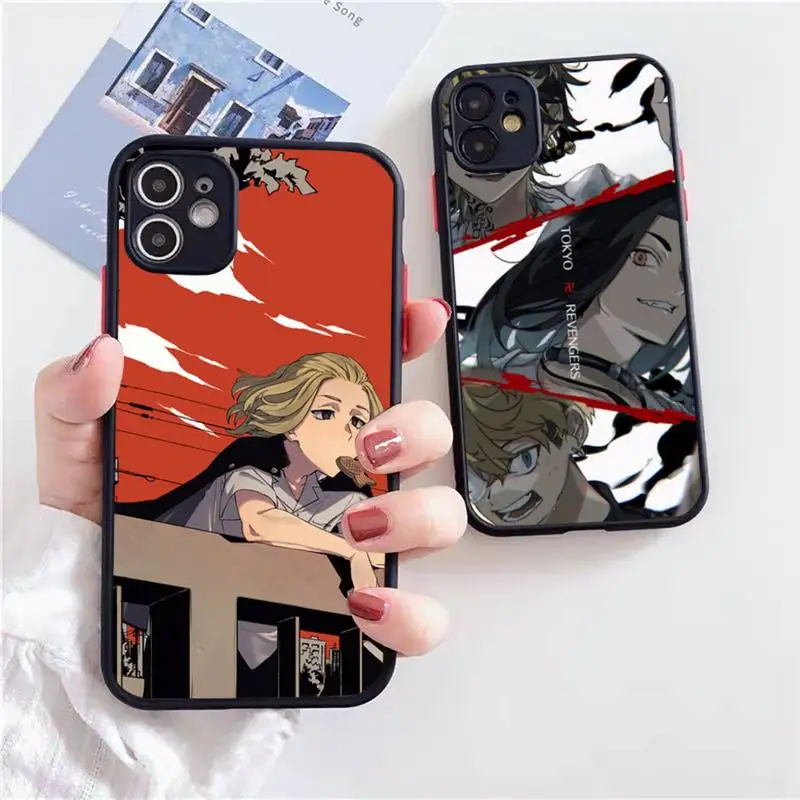 tokyo revengers Phone Case Matte Transparent for iPhone 7 8 11 12 s mini pro X XS XR MAX Plus Clear mobile bag iphone 11 case
tokyo revengers Phone Case Matte Transparent for iPhone 7 8 11 12 s mini pro X XS XR MAX Plus Clear mobile bag iphone 11 case