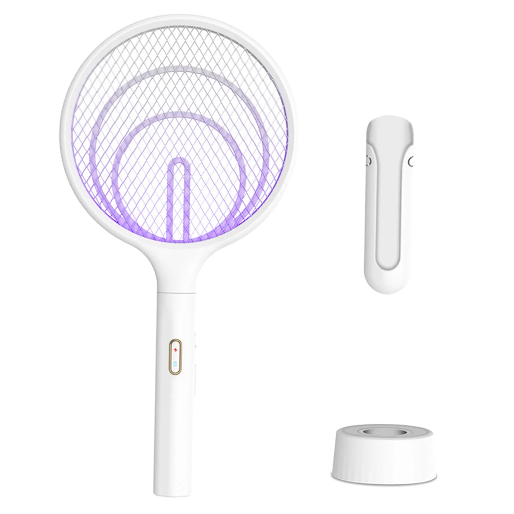 3 In 1 Home Electric Mosquito Swatter Fly Swatter Bug Zapper USB Rechargeable White
3 In 1 Home Electric Mosquito Swatter Fly Swatter Bug Zapper USB Rechargeable White