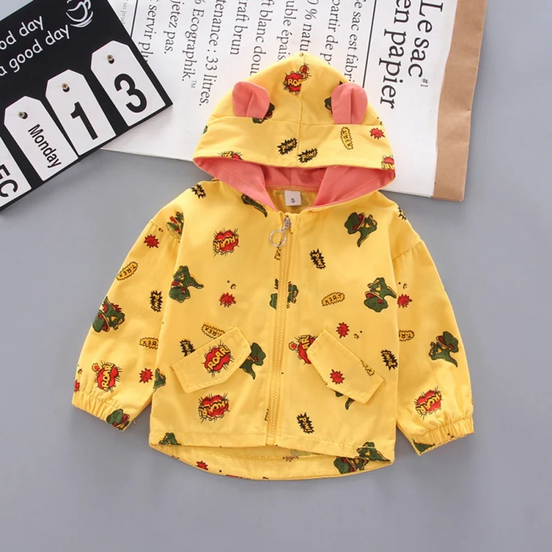 Baby Boy Girl Coat Jacket Children Cartoon Dinosaur Hooded Outerwear Children Autumn Clothing
Baby Boy Girl Coat Jacket Children Cartoon Dinosaur Hooded Outerwear Children Autumn Clothing