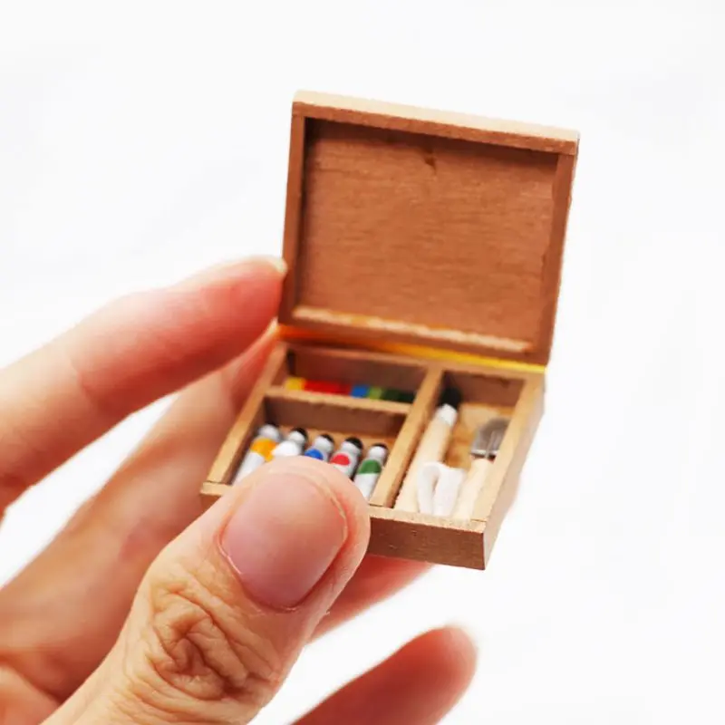 MOLD 1:12 Miniature Dollhouse Decor Furniture Easel Mini Drawing Frame Watercolor Box 
MOLD 1:12 Miniature Dollhouse Decor Furniture Easel Mini Drawing Frame Watercolor Box