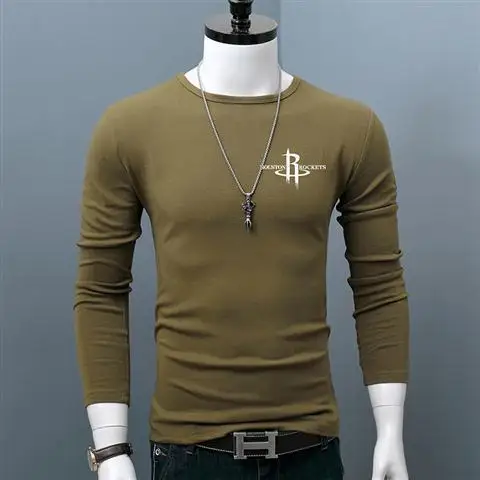 Men's long sleeve T-shirt round neck slim bottomed shirt spring autumn top fashion printing youth Korean fashion T-shirt
Men's long sleeve T-shirt round neck slim bottomed shirt spring autumn top fashion printing youth Korean fashion T-shirt