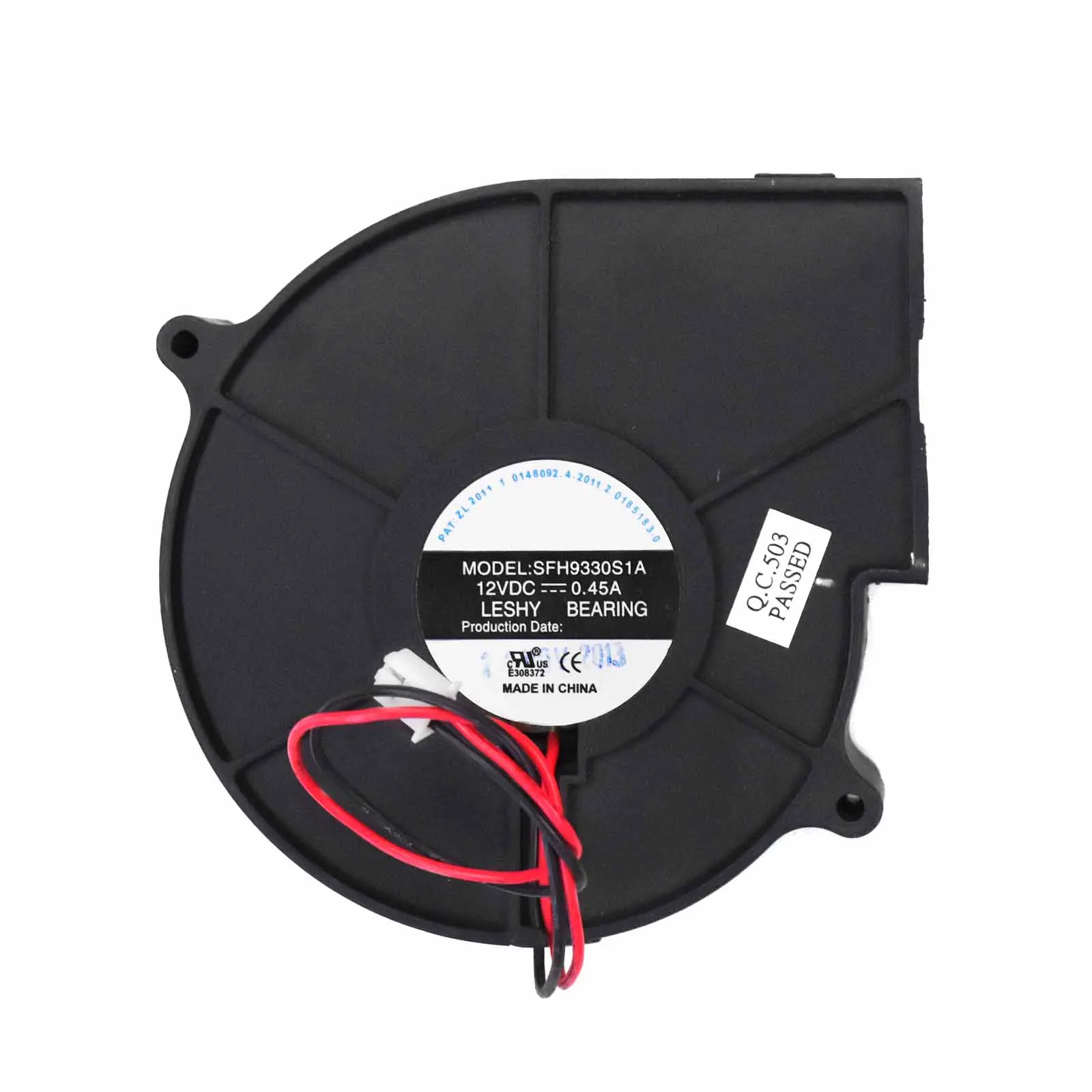 2-контактный вентилятор охлаждения для S & T SFH9330S1A, 12 В, 0,45 А, 93 х 30 мм
2-контактный вентилятор охлаждения для S & T SFH9330S1A, 12 В, 0,45 А, 93 х 30 мм