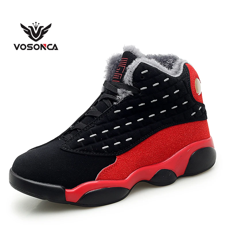 Мужские кроссовки VOSONCA, высокие кроссовки, повседневная обувь для родителей и детей, новая зимняя Нескользящая плюшевая теплая обувь 
Мужские кроссовки VOSONCA, высокие кроссовки, повседневная обувь для родителей и детей, новая зимняя Нескользящая плюшевая теплая обувь