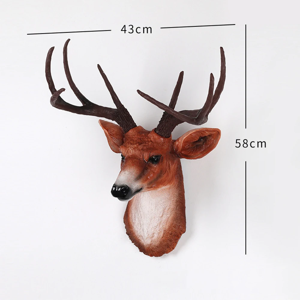 Nordic Luxury Retro Deer Head Resin Crafts Sculpture Home Decoration Modern Living Room Desktop Animal Ornaments Creative Gift
Nordic Luxury Retro Deer Head Resin Crafts Sculpture Home Decoration Modern Living Room Desktop Animal Ornaments Creative Gift