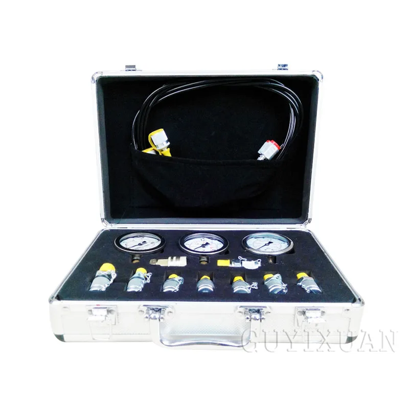 Excavator portable hydraulic watch Pressure Oil pressure Test table Precision pressure gauge Test Kit Gauges
Excavator portable hydraulic watch Pressure Oil pressure Test table Precision pressure gauge Test Kit Gauges