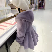 Зимние пальто для девочек меховые куртки зимний костюм детская