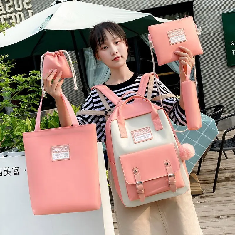 School Bags Fashion Canvas New Women Backpack Casual Classical School Bag For Teenage Girls Shoulder Bag Mochilas Rucksacks
School Bags Fashion Canvas New Women Backpack Casual Classical School Bag For Teenage Girls Shoulder Bag Mochilas Rucksacks