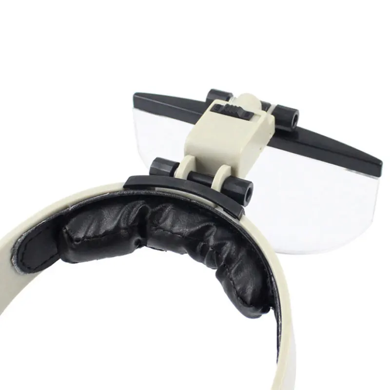1.2x 1.8x 2.5x 3.5x Optical Headband Illuminated Magnifying Glass with LED Lights Newspaper Reading Magnifier Repairing Loupe
1.2x 1.8x 2.5x 3.5x Optical Headband Illuminated Magnifying Glass with LED Lights Newspaper Reading Magnifier Repairing Loupe