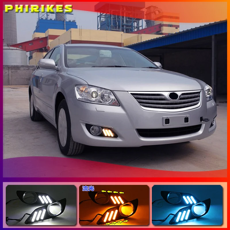 2PCS LED Daytime Running Light For Toyota Camry 2006 2007 2008 DRL Cover Fog Lamp Car-Styling External Front Fog Lamp
2PCS LED Daytime Running Light For Toyota Camry 2006 2007 2008 DRL Cover Fog Lamp Car-Styling External Front Fog Lamp