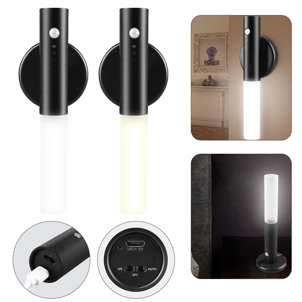 Automatic Induction LED Night Light Body Induction Wireless Rechargeable Night Lamp Closet Corridor Light Night Bedside Lamp
Automatic Induction LED Night Light Body Induction Wireless Rechargeable Night Lamp Closet Corridor Light Night Bedside Lamp