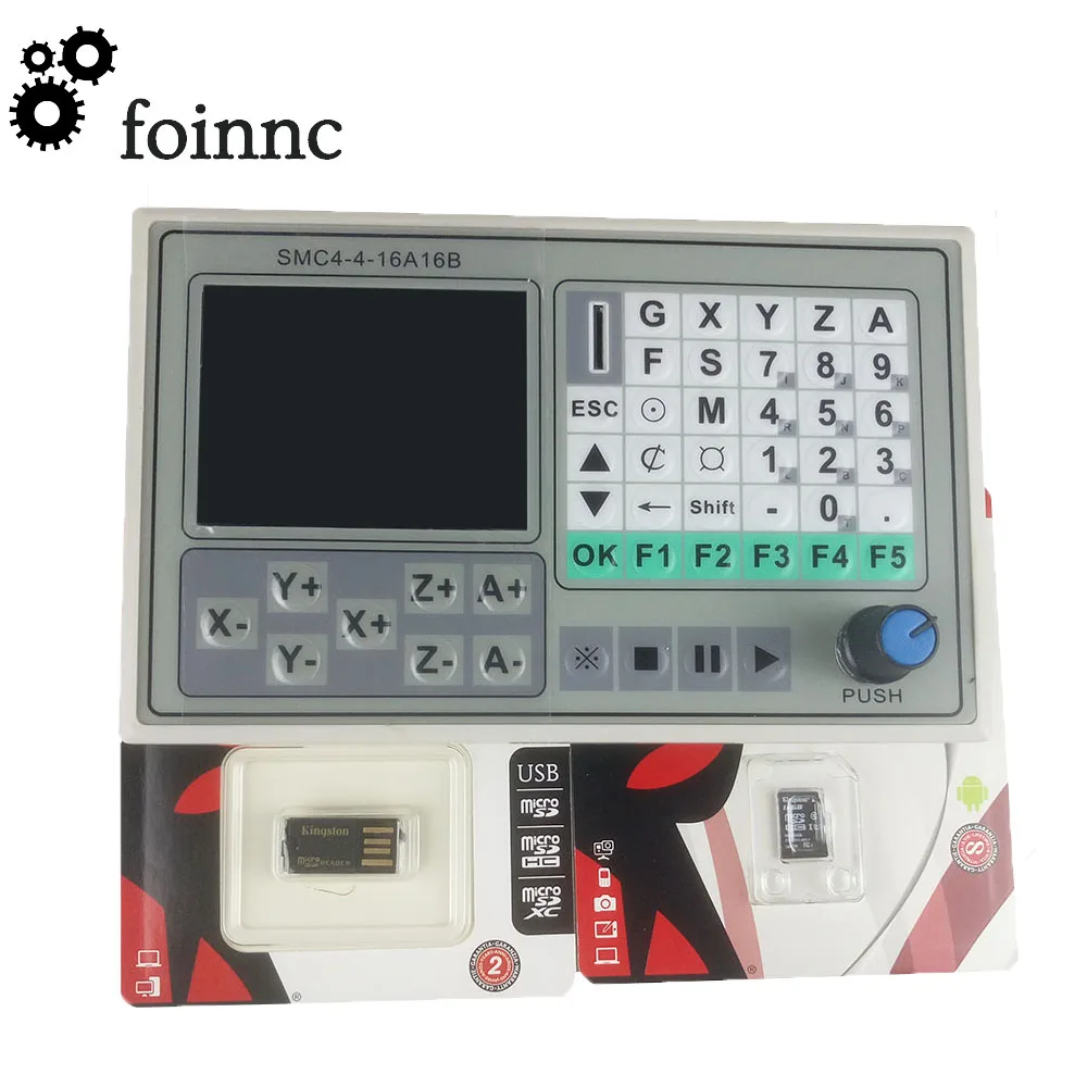 

Offline CNC controller 50KHZ CNC 4 Axis Breakout Board Carving Control System Engraving Machine Control SMC4-4-16A16B SHAOGECNC