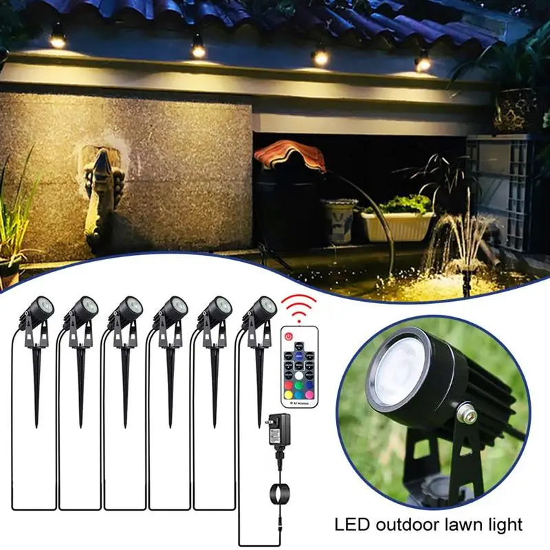 Lawn Light 12w 360 Degree Adjustable LED RGB App Bluetooth Control Waterproof Spot Light for Outdoor Garden Path Walkway
Lawn Light 12w 360 Degree Adjustable LED RGB App Bluetooth Control Waterproof Spot Light for Outdoor Garden Path Walkway