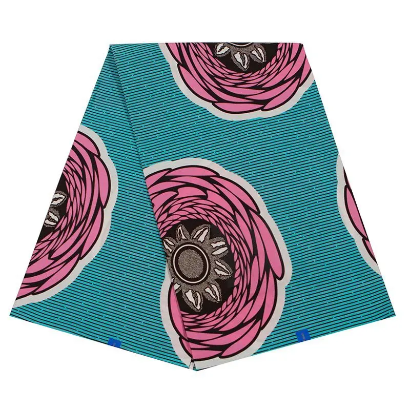 Nigeria Ankara Pagnes African Real Wax 6yard African Fabric Pure Cotton Pink Flower Print Blue Fabric
Nigeria Ankara Pagnes African Real Wax 6yard African Fabric Pure Cotton Pink Flower Print Blue Fabric
