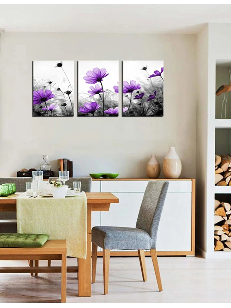 3 piece Purple Wildflowers Full Square round 5d diy Diamond Painting Embroidery sunflower diamond Mosaic set Triptych art,
3 piece Purple Wildflowers Full Square round 5d diy Diamond Painting Embroidery sunflower diamond Mosaic set Triptych art,