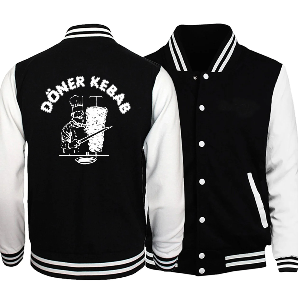 Doner Kebab Print Tracksuit Mens 2019 Autumn New Base Uniform Casual Warm Male Streetwear Hip Hop Base Jacket Men Coats
Doner Kebab Print Tracksuit Mens 2019 Autumn New Base Uniform Casual Warm Male Streetwear Hip Hop Base Jacket Men Coats