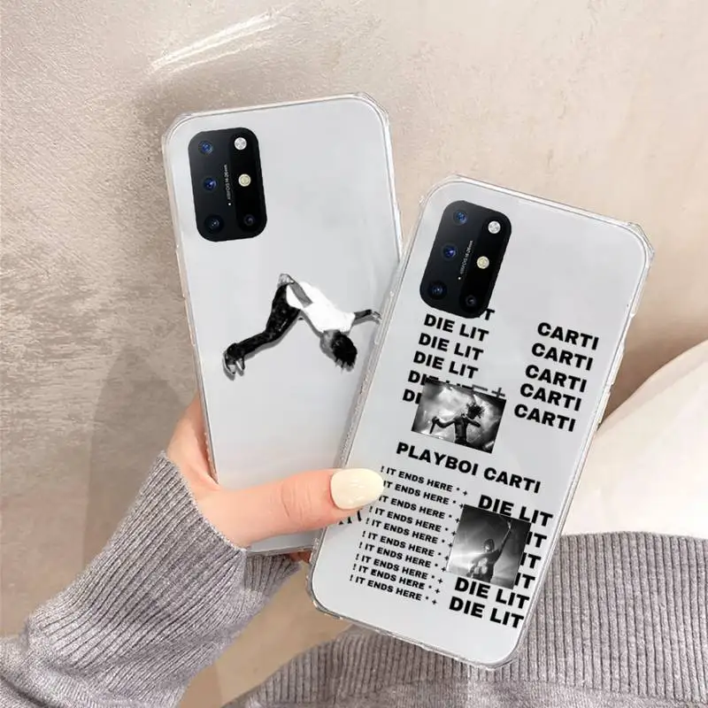 Rapper singer Playboi Carti die lit Phone Case Transparent for OnePlus 7 9 8 t pro luxury design shell cover
Rapper singer Playboi Carti die lit Phone Case Transparent for OnePlus 7 9 8 t pro luxury design shell cover