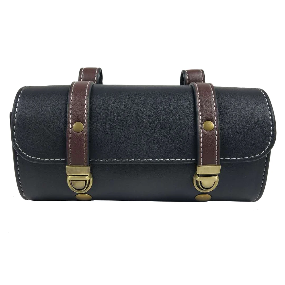 Motorcycle Roll Saddle Bag PU Leather Adjustable Mounting Straps Front Fork Bag Saddlebags Electric Bicycle Scooter Head Bag
Motorcycle Roll Saddle Bag PU Leather Adjustable Mounting Straps Front Fork Bag Saddlebags Electric Bicycle Scooter Head Bag