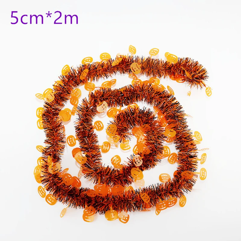 Украшение для Хэллоуина, 2 м, фестоны, искусственная лента, тыква, оранжевый, фиолетовый призрак, украшения для бара, товары для хэллоуивечер... 
Украшение для Хэллоуина, 2 м, фестоны, искусственная лента, тыква, оранжевый, фиолетовый призрак, украшения для бара, товары для хэллоуивечер...