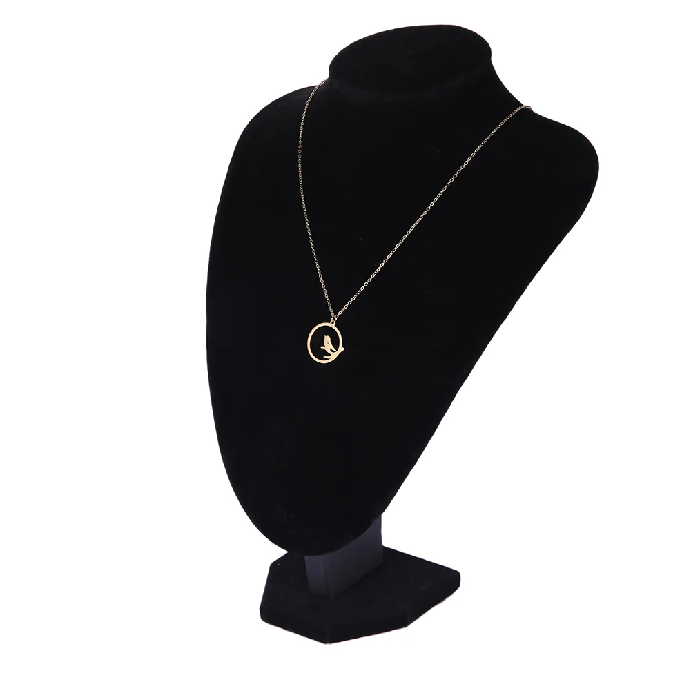 Unift Bird on Branch Animal Series Pendant Necklace For Women Hollow Stainless Steel Cute Fashion Ladies Neck Jewelry Love Gifts
Unift Bird on Branch Animal Series Pendant Necklace For Women Hollow Stainless Steel Cute Fashion Ladies Neck Jewelry Love Gifts