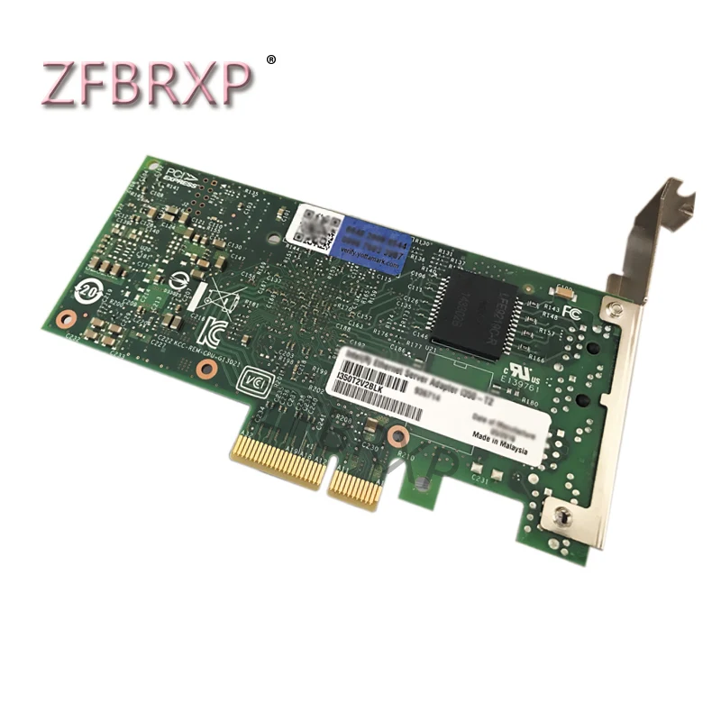 Intel original I350-T2BLK dual-port Gigabit electrical port network card I350-T2V2BLK
Intel original I350-T2BLK dual-port Gigabit electrical port network card I350-T2V2BLK