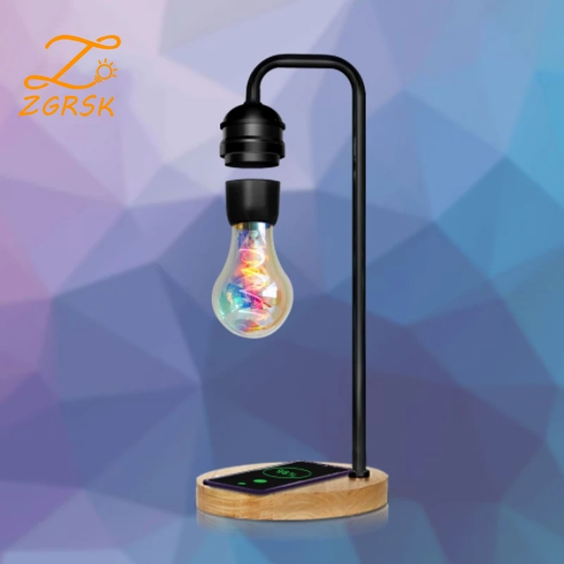 Novelty And Creative Magnetic Levitation Lamp Floating LED Bulb Desktop Decoration Mobile Phone Wireless Charging Desk Lamp
Novelty And Creative Magnetic Levitation Lamp Floating LED Bulb Desktop Decoration Mobile Phone Wireless Charging Desk Lamp