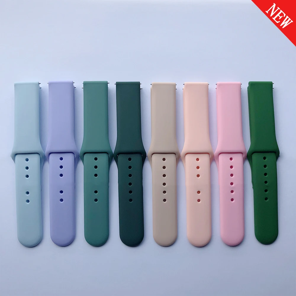 22 мм мягкий силиконовый ремешок для Xiaomi Amazfit GTR 47 браслет на запястье Huami Stratos 3/2/2s