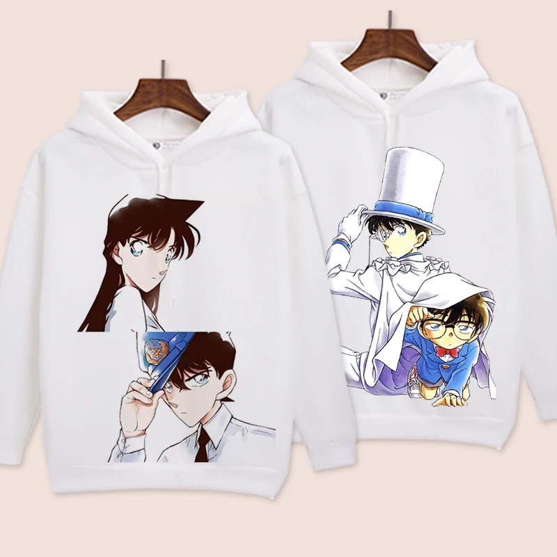 Толстовка для косплея детектива Конан Edogawa Konan Kudou Shinichi толстовки зимние осенние
