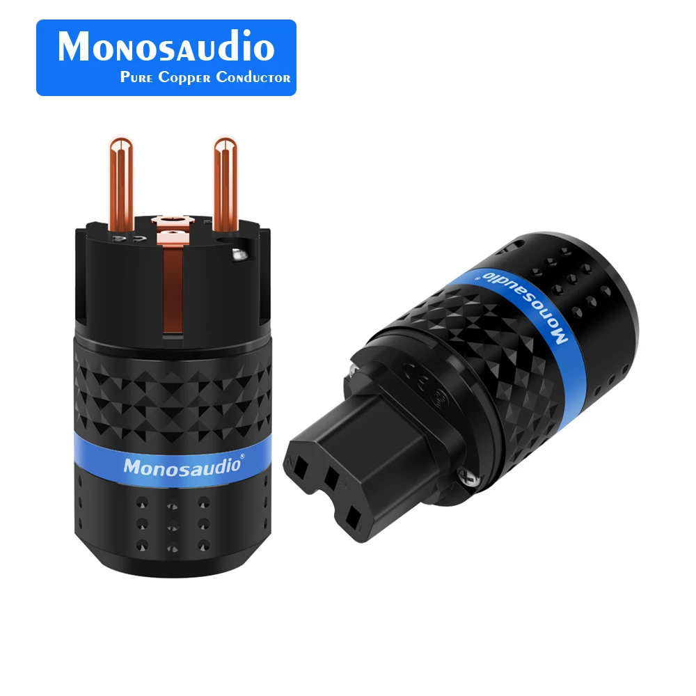 Monosaudio E102/F102 99.998% Pure Copper Schuko Power Plug European standard Power Connector IEC Female Plug
Monosaudio E102/F102 99.998% Pure Copper Schuko Power Plug European standard Power Connector IEC Female Plug
