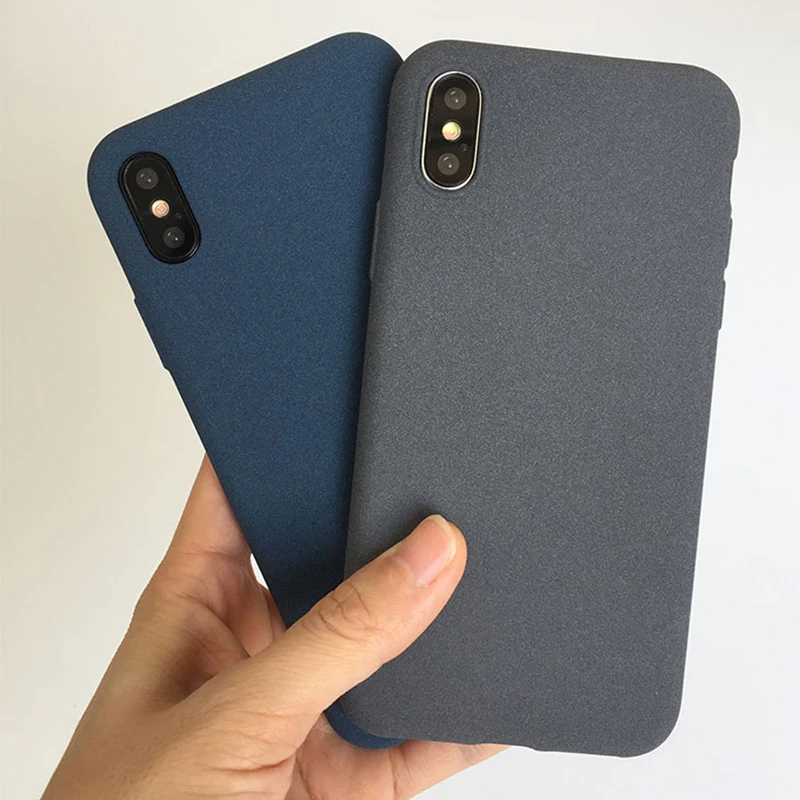 Матовый чехол из ТПУ для apple iphone 12 1 x xr xs pro max 8 7 6 8g 7g 6g 6s plus|Бамперы| |