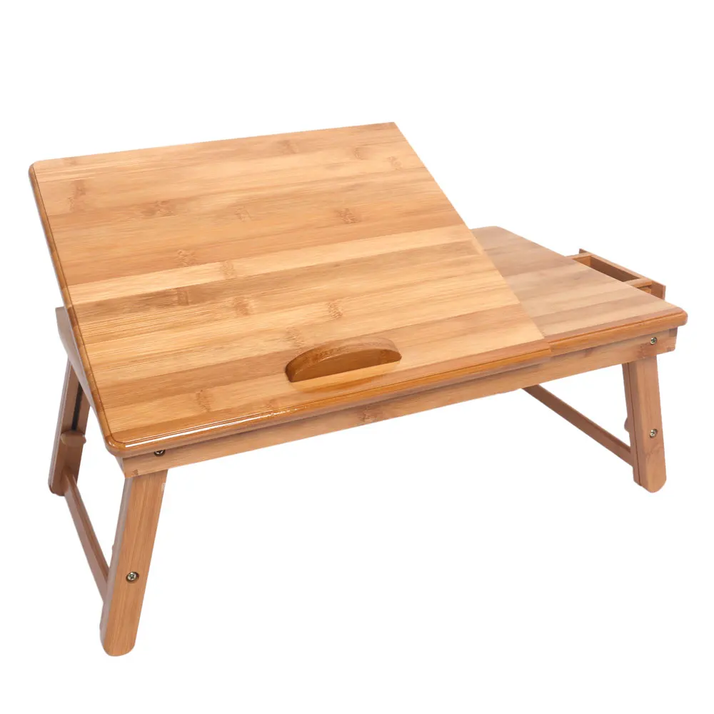 53*33 cm Trendy Adjustable 4 Gears Bamboo Computer Desk with small drawer for kids, office workers
53*33 cm Trendy Adjustable 4 Gears Bamboo Computer Desk with small drawer for kids, office workers