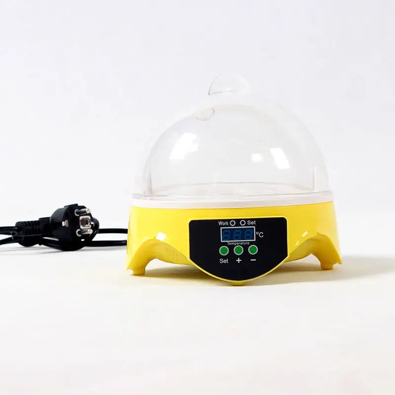 Mini 7 Egg Incubator Poultry Incubator Brooder Digital Temperature Hatchery Egg Incubator Hatcher Chicken Duck Bird Pigeon EU Pl
Mini 7 Egg Incubator Poultry Incubator Brooder Digital Temperature Hatchery Egg Incubator Hatcher Chicken Duck Bird Pigeon EU Pl