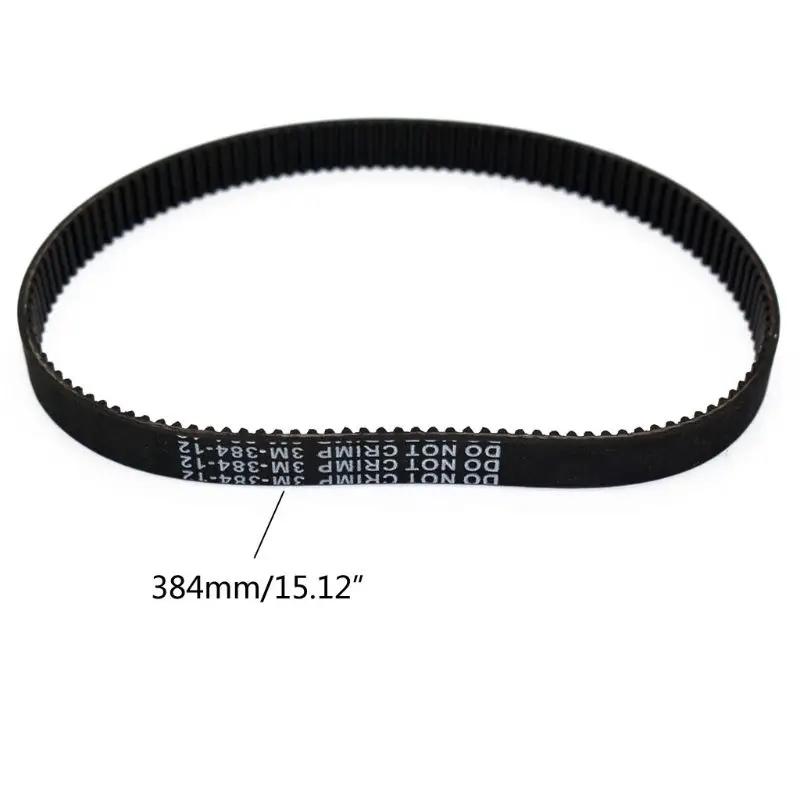 384mm Rubber Drive Belt 384-3M-12 for E-scooter Electric Scooter Accessories Replacement