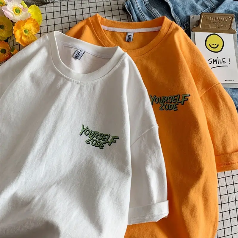 Summer Oversized T-shirt Loose Letter Print Short-Sleeve T Shirt Top All Match Women's Clothing Tops Tee
Summer Oversized T-shirt Loose Letter Print Short-Sleeve T Shirt Top All Match Women's Clothing Tops Tee