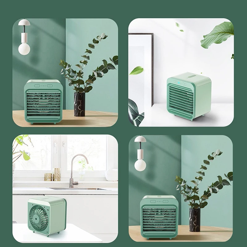 Portable Mini USB Desk Fan Air Cooler Fan Air Conditioner Light Desktop Air Cooling Fan Humidifier Purifier For Office Bedroom
Portable Mini USB Desk Fan Air Cooler Fan Air Conditioner Light Desktop Air Cooling Fan Humidifier Purifier For Office Bedroom