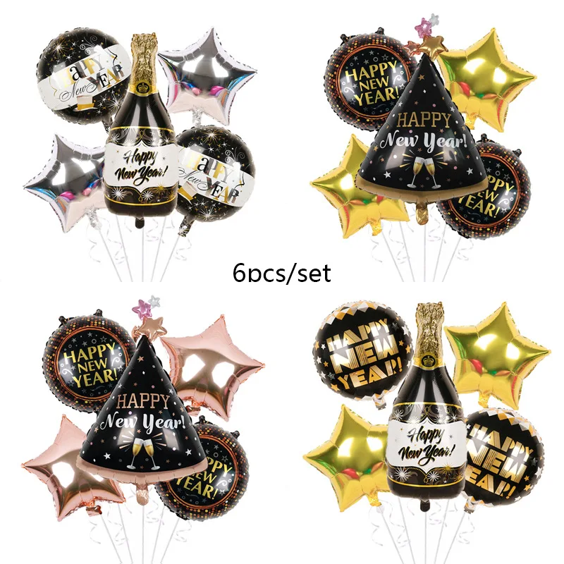 2022 New Year Balloon Set Decoration Aluminum Film Balloon HELLO New Year's Day Christmas Party Celebration Decoration Balloon
2022 New Year Balloon Set Decoration Aluminum Film Balloon HELLO New Year's Day Christmas Party Celebration Decoration Balloon