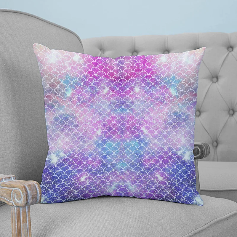 Beautiful Mermaid Scales Colorful Printed Throw Pillow Case Plush fabric Pillowcase Home Decorative Pillow Hot
Beautiful Mermaid Scales Colorful Printed Throw Pillow Case Plush fabric Pillowcase Home Decorative Pillow Hot