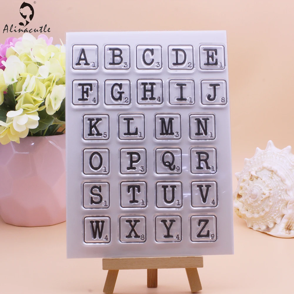 CLEAR STAMPS Alphabet Number Block Background Scrapbooking Handmade Card Album Paper Craft Rubber Transparent Silicon Stamp
CLEAR STAMPS Alphabet Number Block Background Scrapbooking Handmade Card Album Paper Craft Rubber Transparent Silicon Stamp