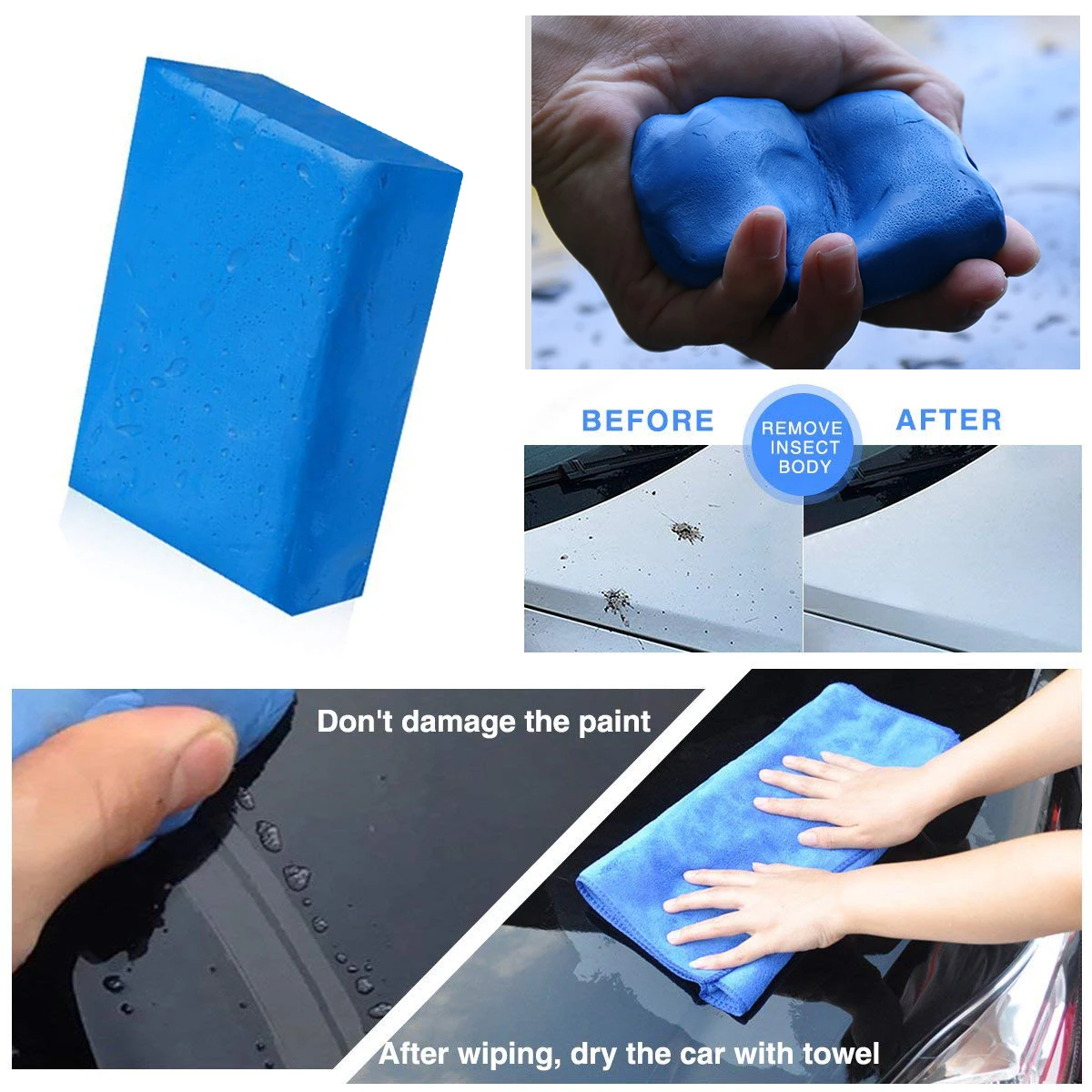 180g Clay Bar Magic Clean Car Truck Blue Cleaning Clay Bar Car Detailing Clean Clay Care Tools Sludge Washing Mud Car Washer
180g Clay Bar Magic Clean Car Truck Blue Cleaning Clay Bar Car Detailing Clean Clay Care Tools Sludge Washing Mud Car Washer