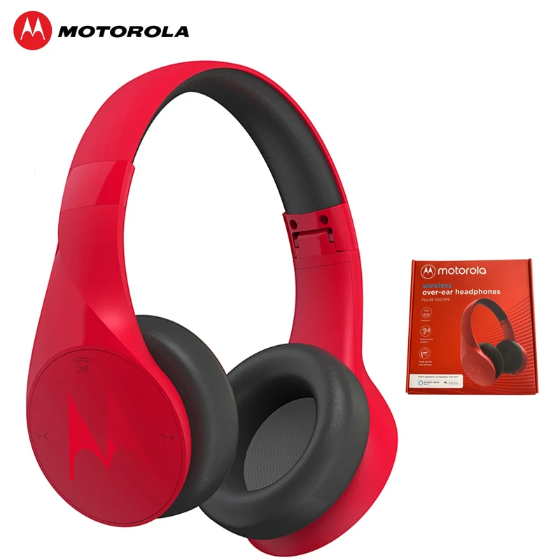 

Motorola Pulse Escape Wireless Headphones with Bluetooth 4.1 Noise Reduction Foldable Design Earphone for IOS Andriod Smartphone