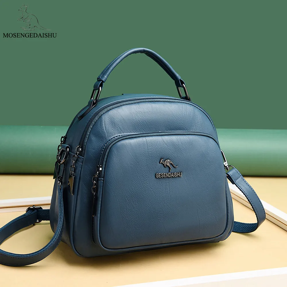 Fashion Women Leather Backpack Luxury Brand Multi-Function Female Shoulder Bag Travel School Bag for Teenage Girls Small Mochila
Fashion Women Leather Backpack Luxury Brand Multi-Function Female Shoulder Bag Travel School Bag for Teenage Girls Small Mochila