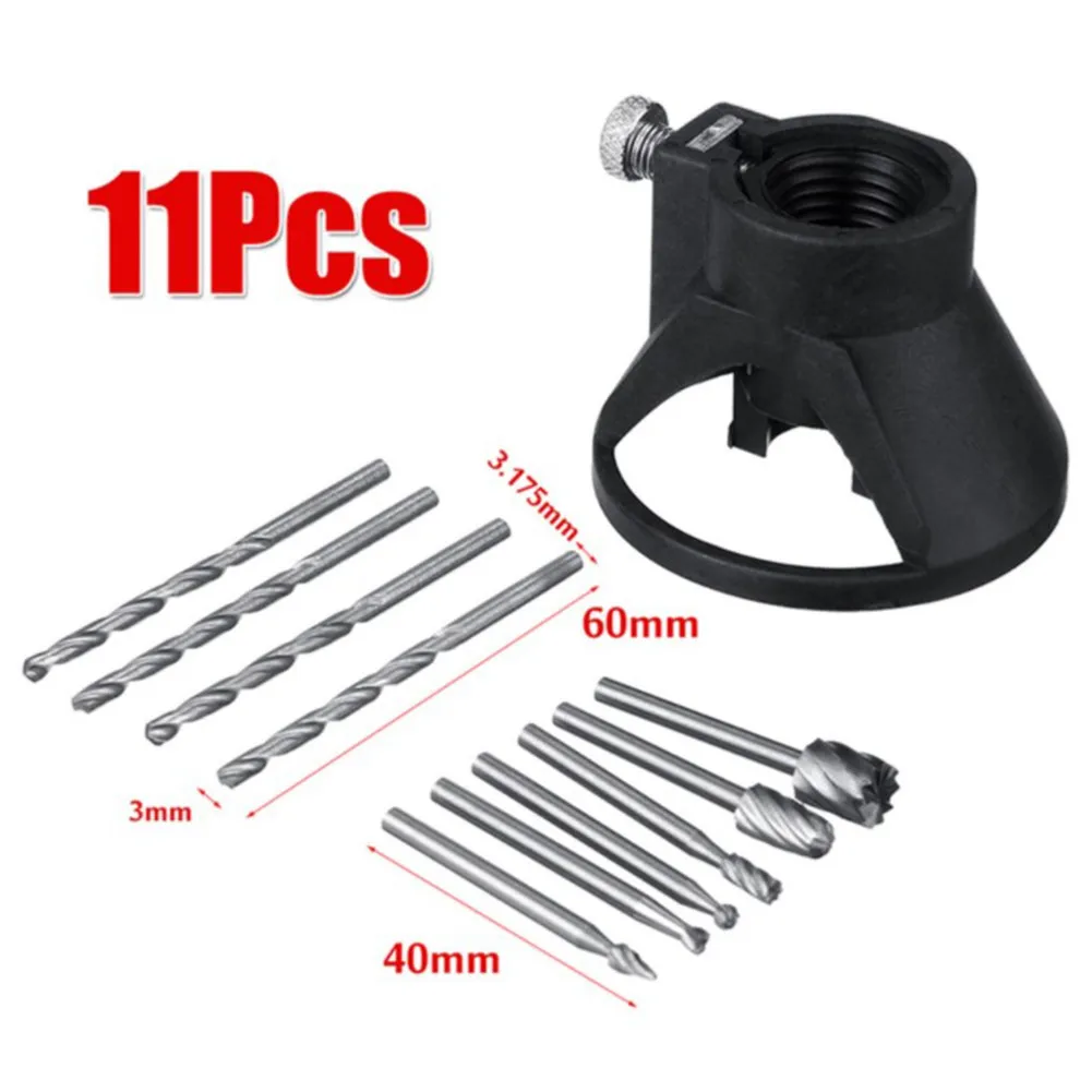 7/11pcs Rotary Multi-Tool Electric Grinder Locator Drill Holder Home DIY Woodworking Tools Router Drill Bits Horn Cap Drill Set
7/11pcs Rotary Multi-Tool Electric Grinder Locator Drill Holder Home DIY Woodworking Tools Router Drill Bits Horn Cap Drill Set