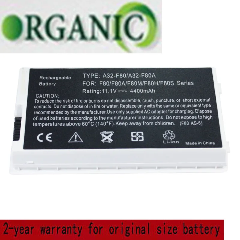 Аккумулятор для ноутбука ASUS F80 F80Cr F80s F81 F81E F81Se F83 F83Cr F83E F83S F83Se F83T F83V F83VD, 11,1 В, 4400 мАч
Аккумулятор для ноутбука ASUS F80 F80Cr F80s F81 F81E F81Se F83 F83Cr F83E F83S F83Se F83T F83V F83VD, 11,1 В, 4400 мАч