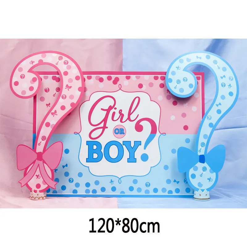 

Amawill Gender Reveal Background Cloth Girl Or Boy Tapestry Baby Shower Decor Photography Backdrops Activity Decorations Kids