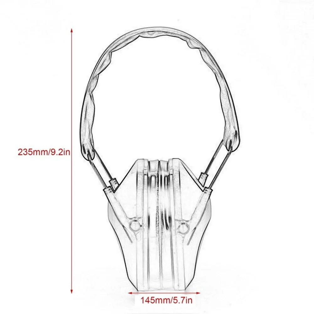 Adjustable Foldable Anti-Noise Noise Canceling Tactical Shooting Headset Soft Padded Earmuff for Sport Hunting Military
Adjustable Foldable Anti-Noise Noise Canceling Tactical Shooting Headset Soft Padded Earmuff for Sport Hunting Military