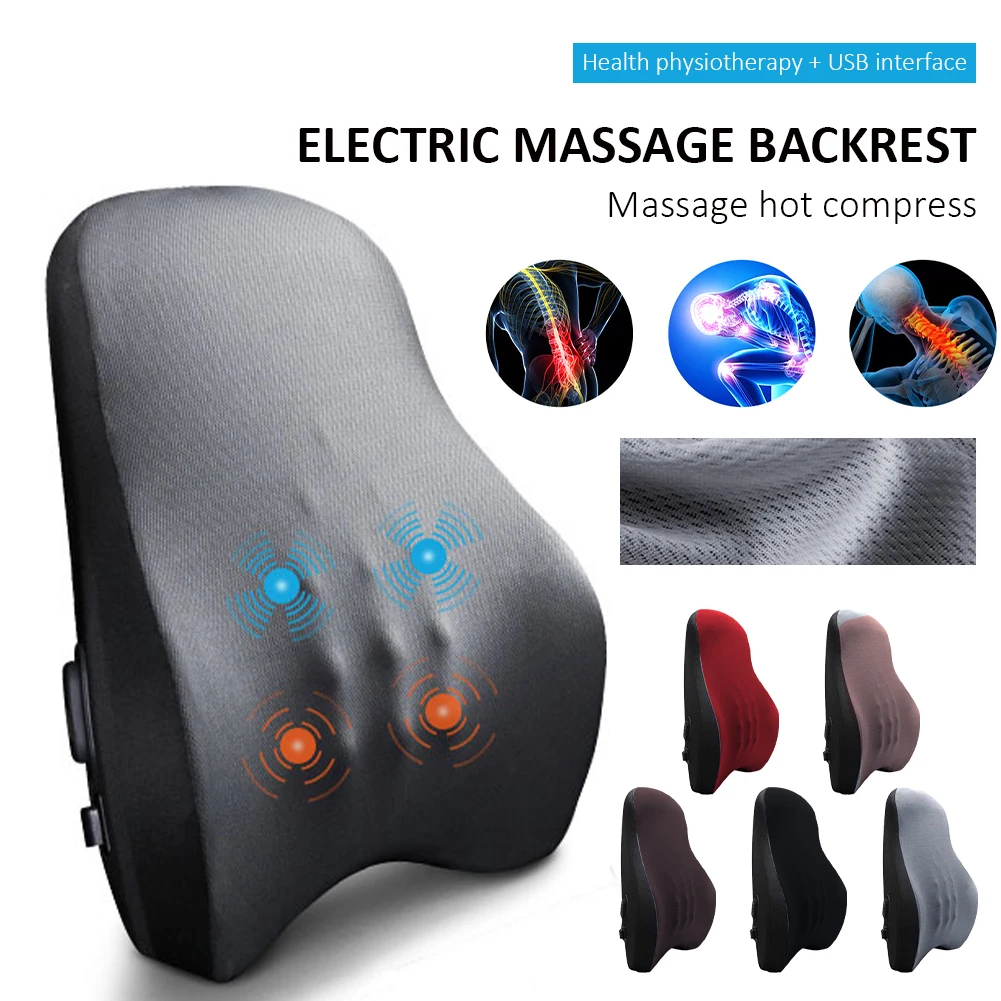Car Massager Cushion Heating Waist Support Massage Pillow Pad with Memory Foam Filling for Back Lumber Pain Massager Cushion
Car Massager Cushion Heating Waist Support Massage Pillow Pad with Memory Foam Filling for Back Lumber Pain Massager Cushion