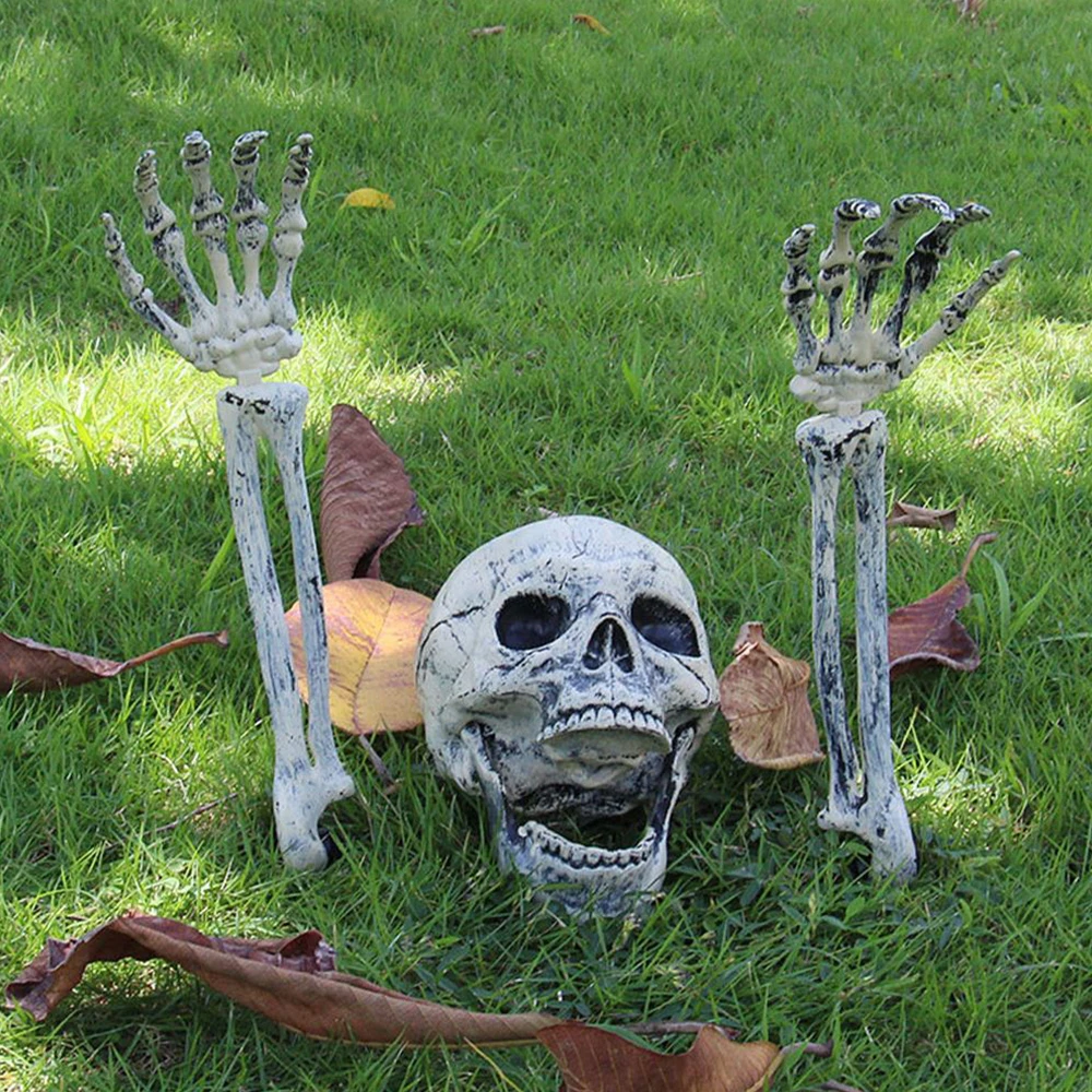 Skeleton Ghost Head And Claw Halloween Horror Props Set Outdoor Scary Skeleton Stakes Halloween Face Hand Lawn Stakes Yard Decor
Skeleton Ghost Head And Claw Halloween Horror Props Set Outdoor Scary Skeleton Stakes Halloween Face Hand Lawn Stakes Yard Decor