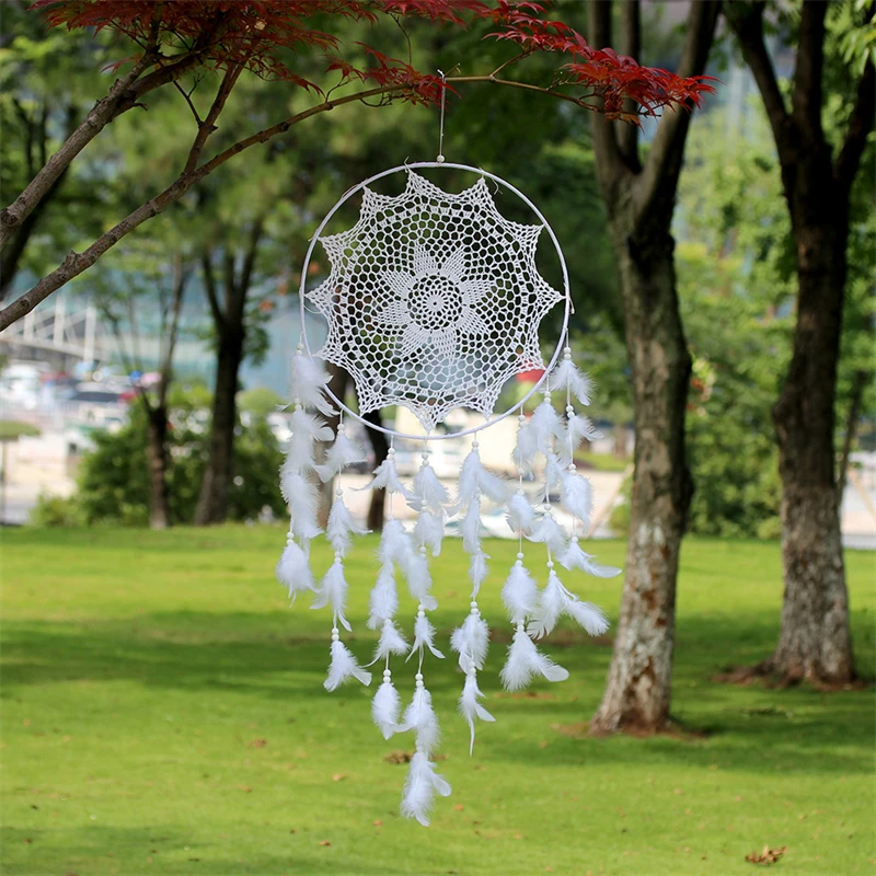 1 Pcs White Black Handmade Dream Catcher Home Hanging Craft Gift Dreamcatcher Ornament Car Hanging Bedroom Decoration Supplies
1 Pcs White Black Handmade Dream Catcher Home Hanging Craft Gift Dreamcatcher Ornament Car Hanging Bedroom Decoration Supplies